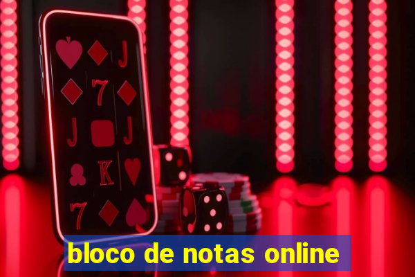 bloco de notas online